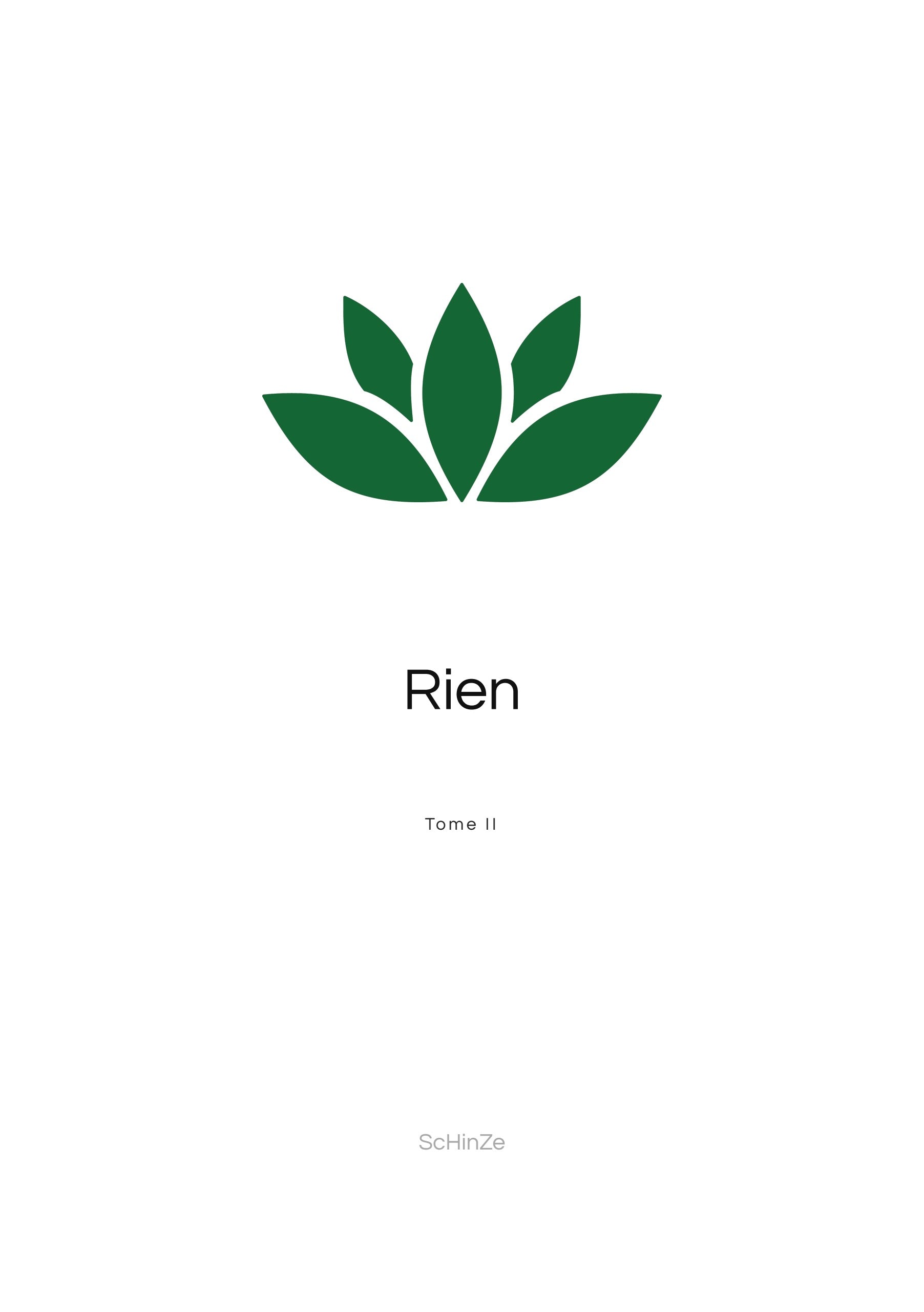 Couverture de Rien
