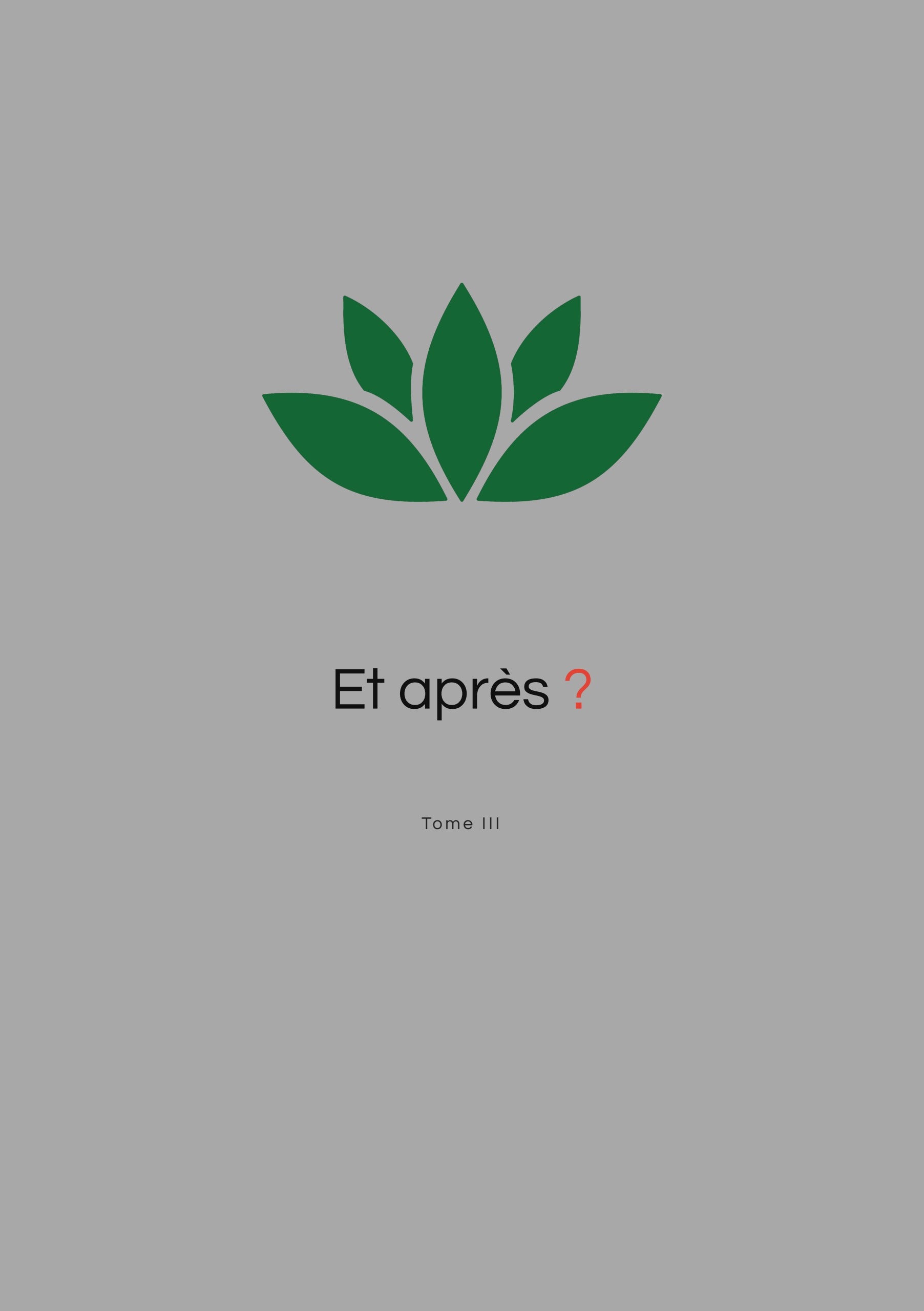 Couverture de Et après ?